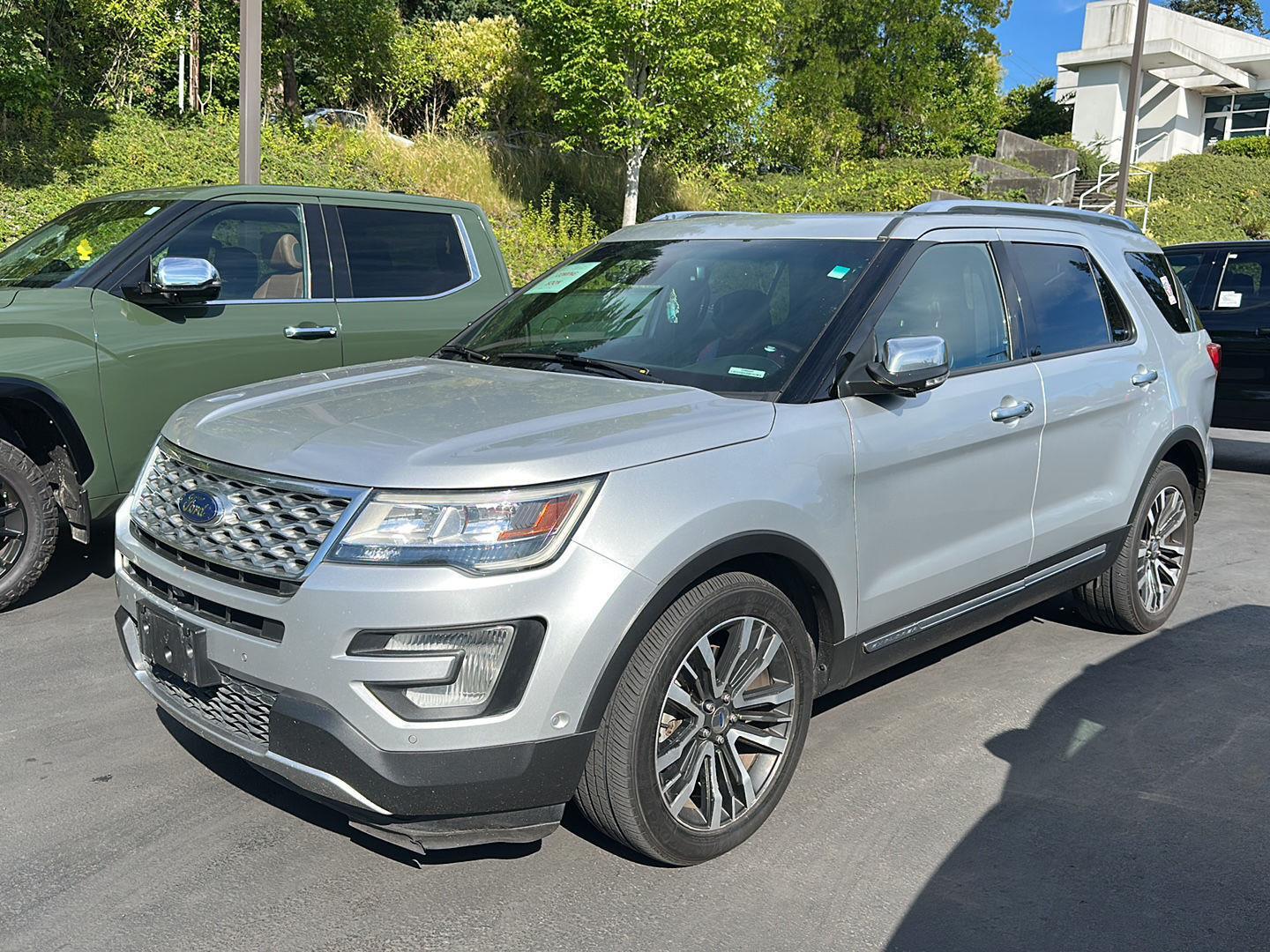 Ingot Silver Metallic 2017 Ford Explorer SUV / Crossover All-Wheel Drive 6-Speed Automatic
