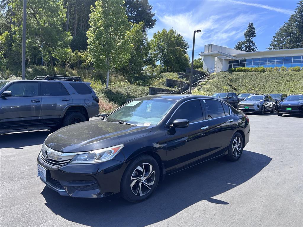 Crystal Black Pearl 2016 Honda Accord Sedan Front-Wheel Drive Continuously Variable Transmission