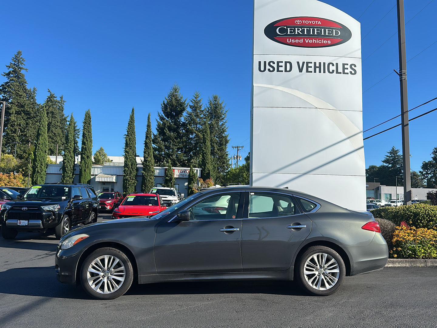 Gray (Storm Front Grey) 2012 INFINITI M37 Sedan All-Wheel Drive Automatic