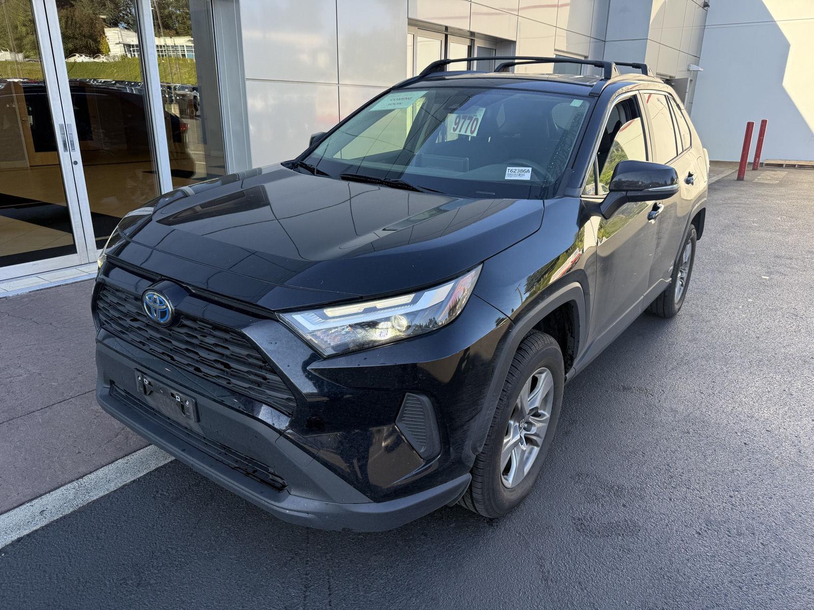 Midnight Black Metallic 2024 Toyota RAV4 Hybrid SUV / Crossover All-Wheel Drive Continuously Variable Transmission