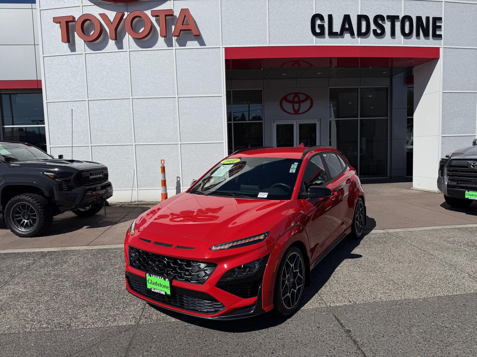 Racing Red 2022 Hyundai Kona N SUV / Crossover Front-Wheel Drive Automatic