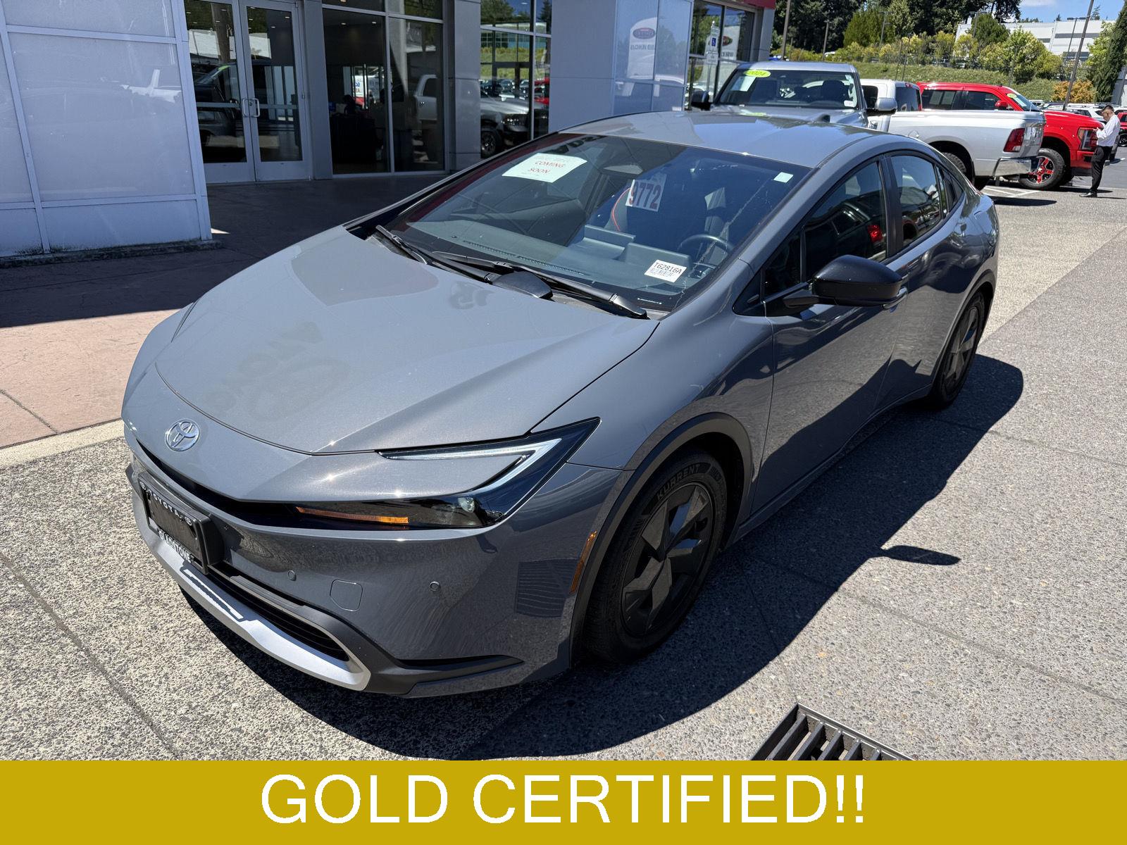 Guardian Gray 2025 Toyota Prius Plug-In Hybrid Hatchback Front-Wheel Drive Continuously Variable Transmission