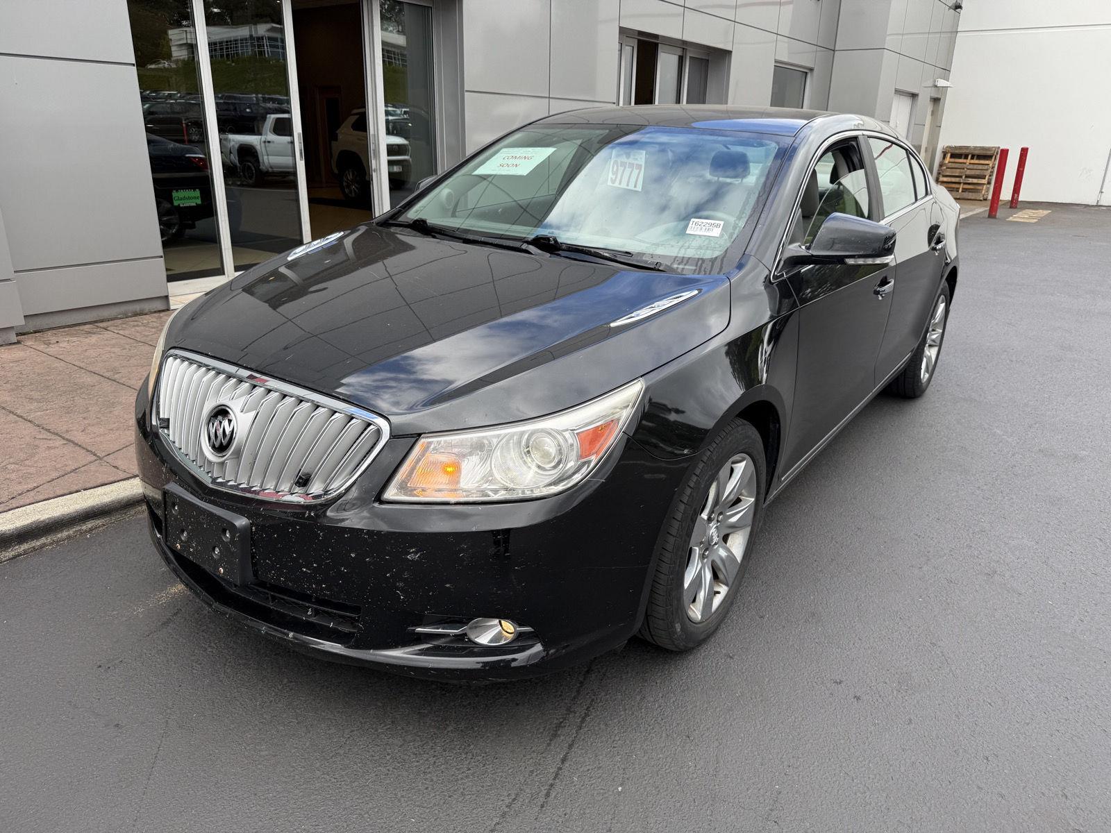 Carbon Black Metallic 2012 Buick LaCrosse Sedan  6-Speed Automatic Overdrive