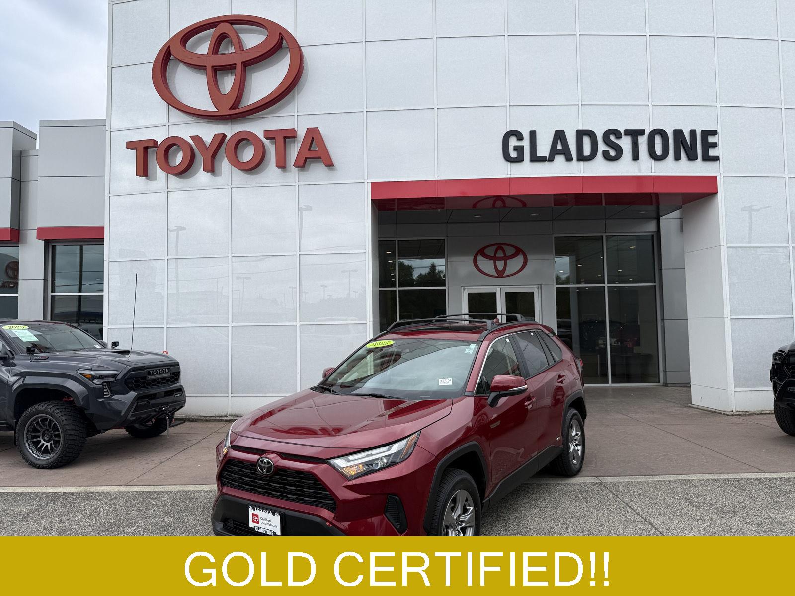 Red (Ruby Flare Pearl) 2025 Toyota RAV4 Hybrid SUV / Crossover All-Wheel Drive Continuously Variable Transmission