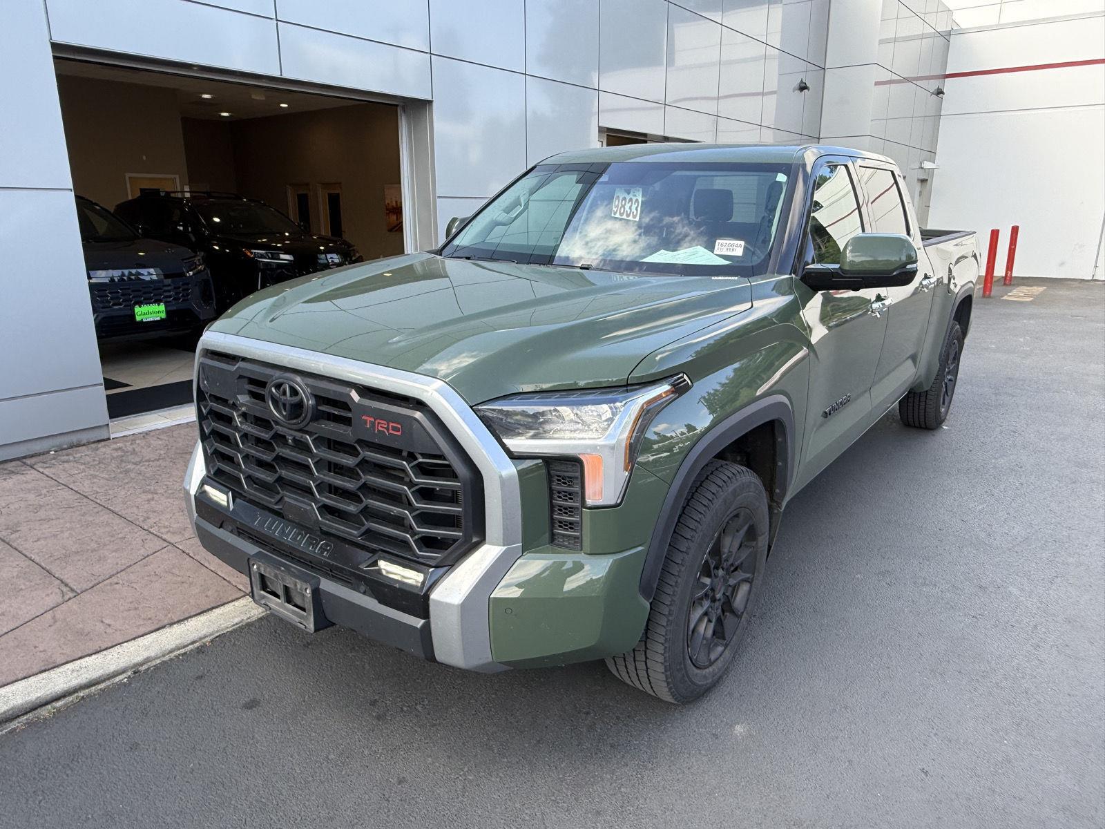 Army Green 2023 Toyota Tundra Pickup Truck Four-Wheel Drive Automatic