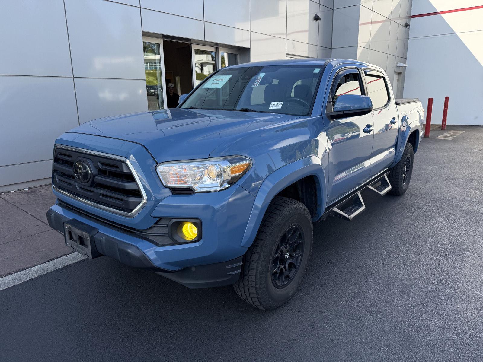 Cavalry Blue 2019 Toyota Tacoma Pickup Truck Four-Wheel Drive Automatic