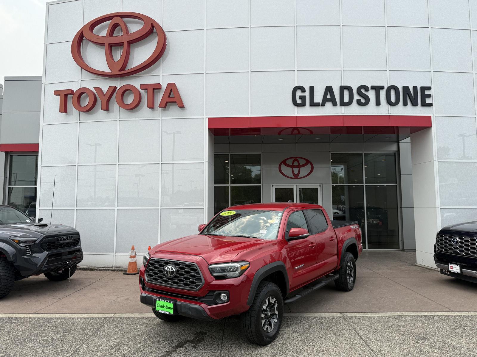Barcelona Red Metallic 2020 Toyota Tacoma Pickup Truck Four-Wheel Drive Automatic