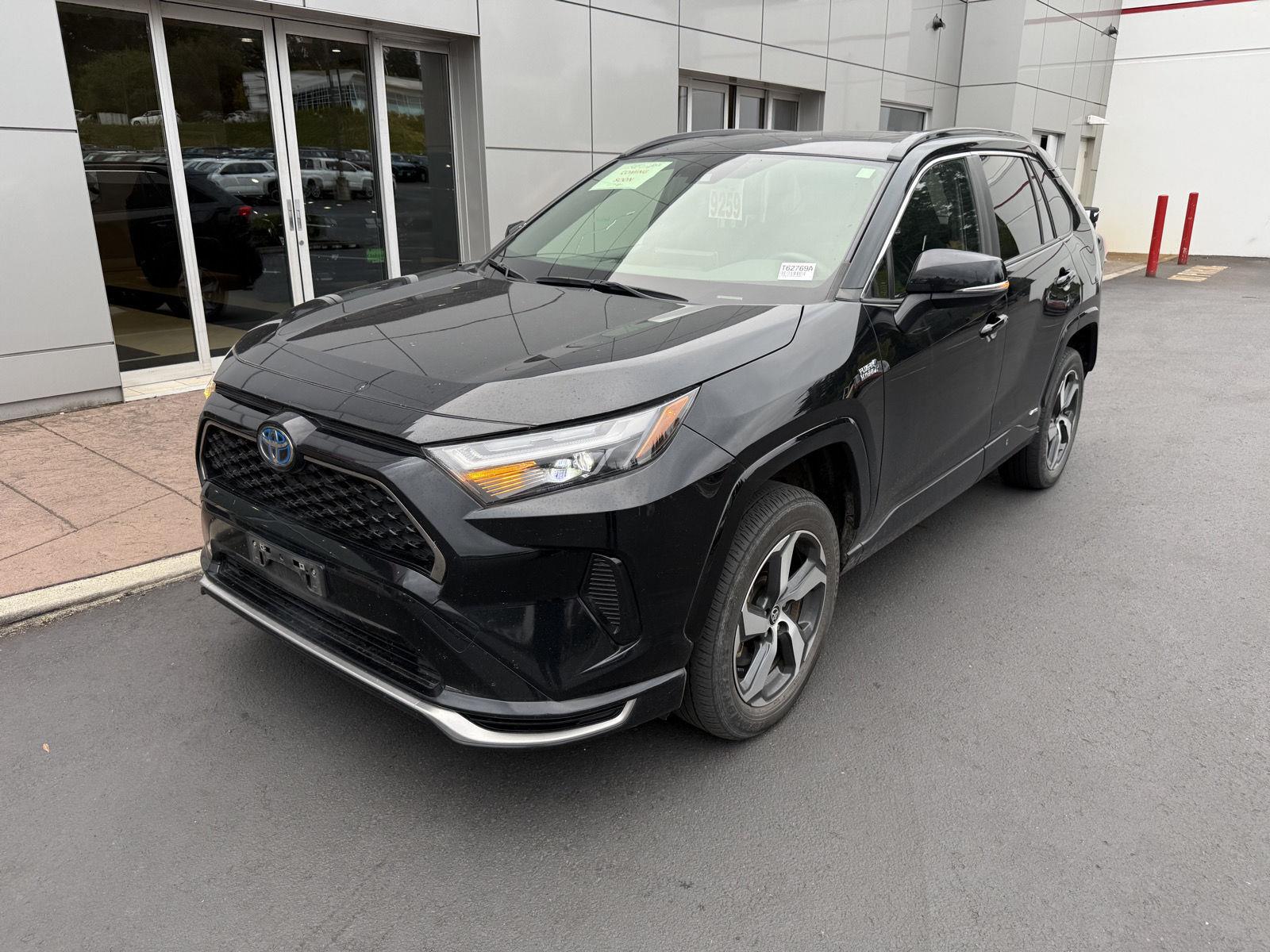 Midnight Black Metallic 2023 Toyota RAV4 Prime SUV / Crossover All-Wheel Drive Continuously Variable Transmission
