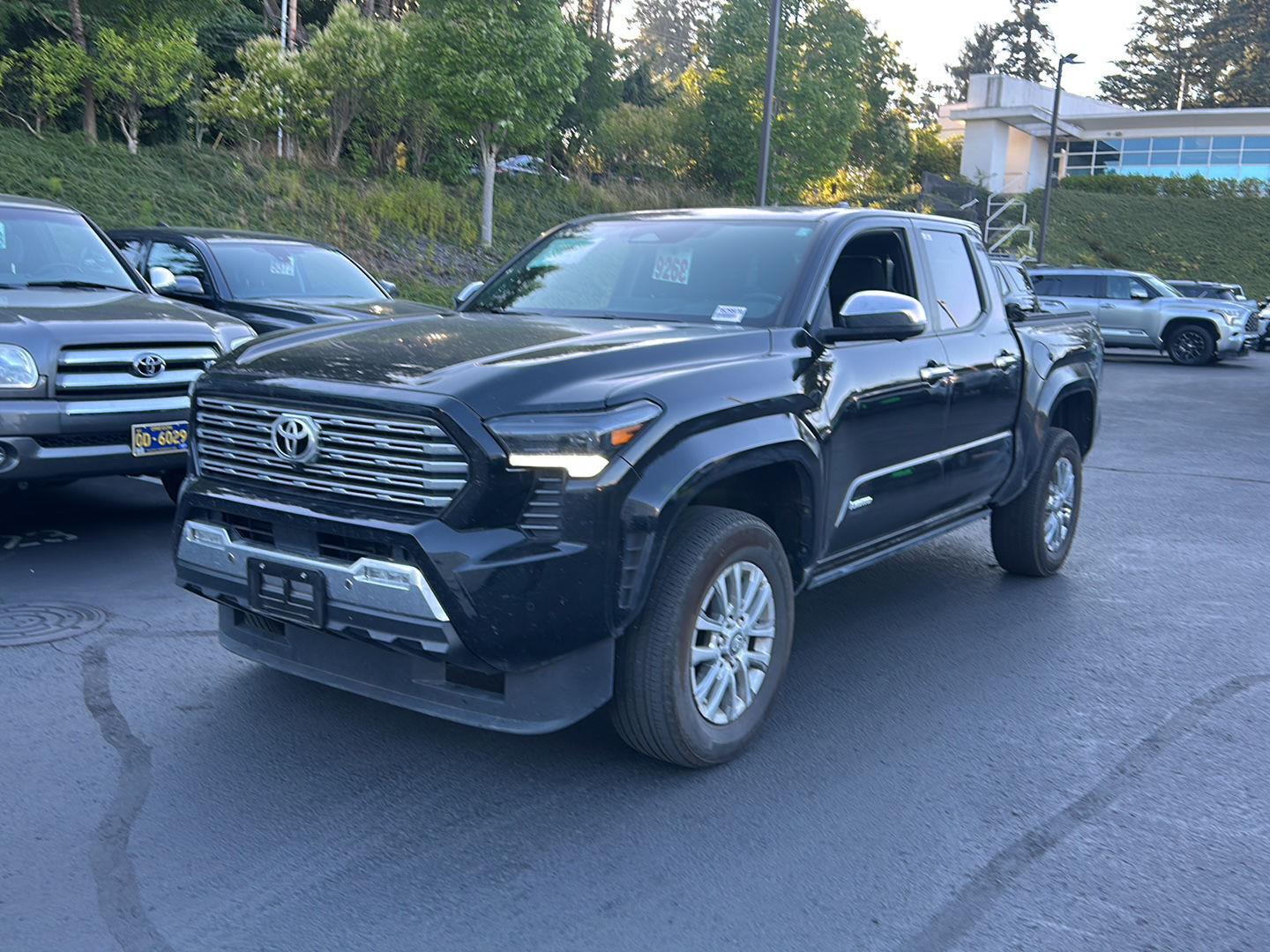 Black 2024 Toyota Tacoma Pickup Truck Four-Wheel Drive Automatic