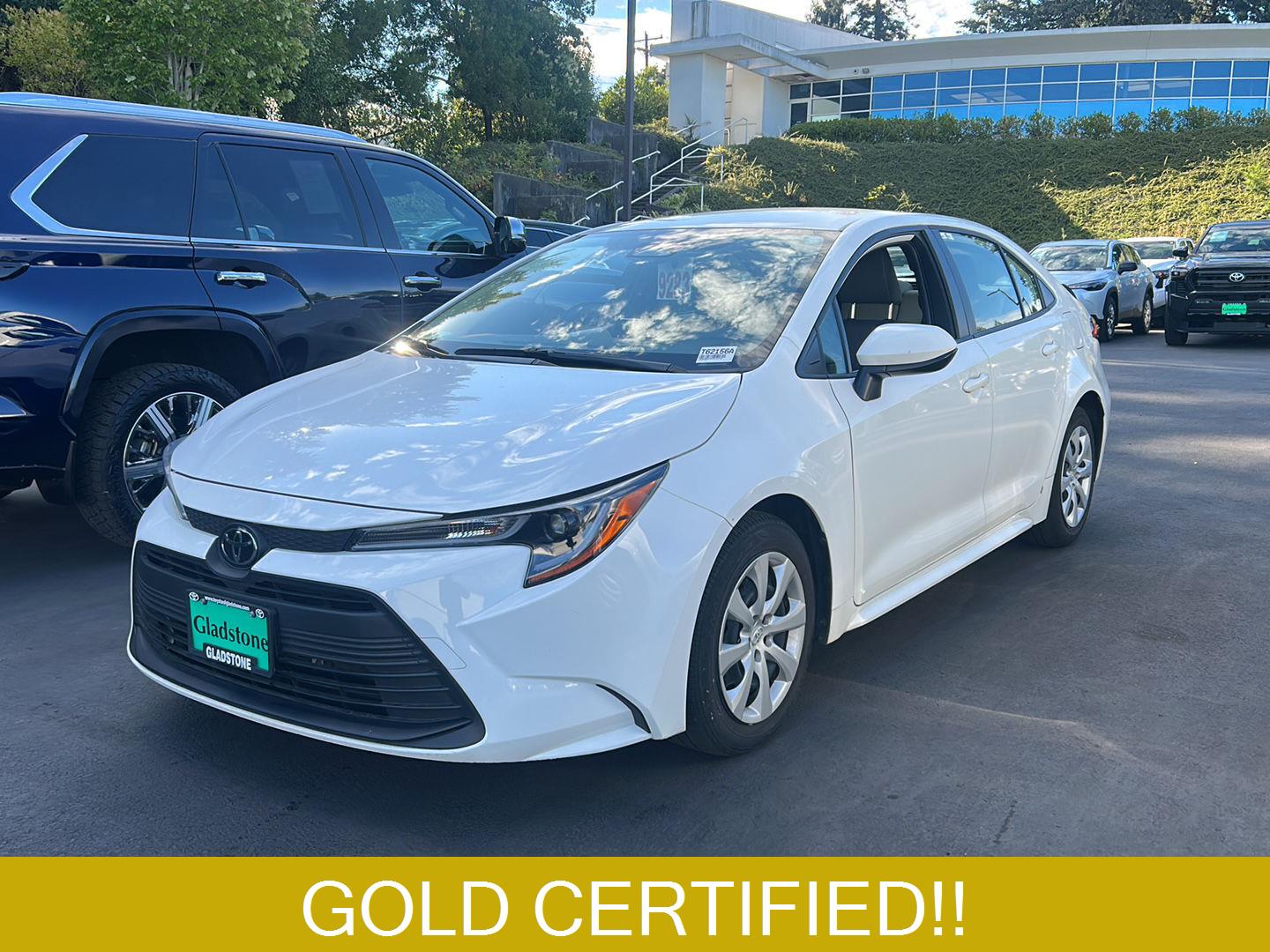 Ice Cap 2023 Toyota Corolla Sedan Front-Wheel Drive Continuously Variable Transmission