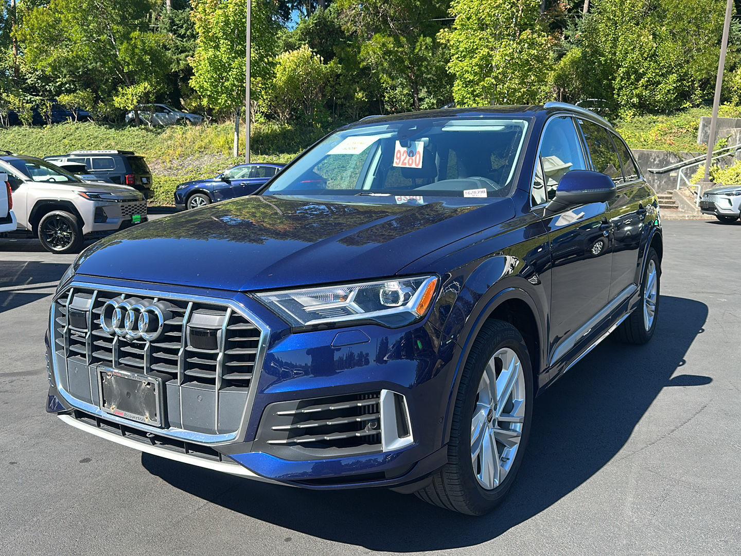 Navarra Blue Metallic 2023 Audi Q7 SUV / Crossover All-Wheel Drive Automatic