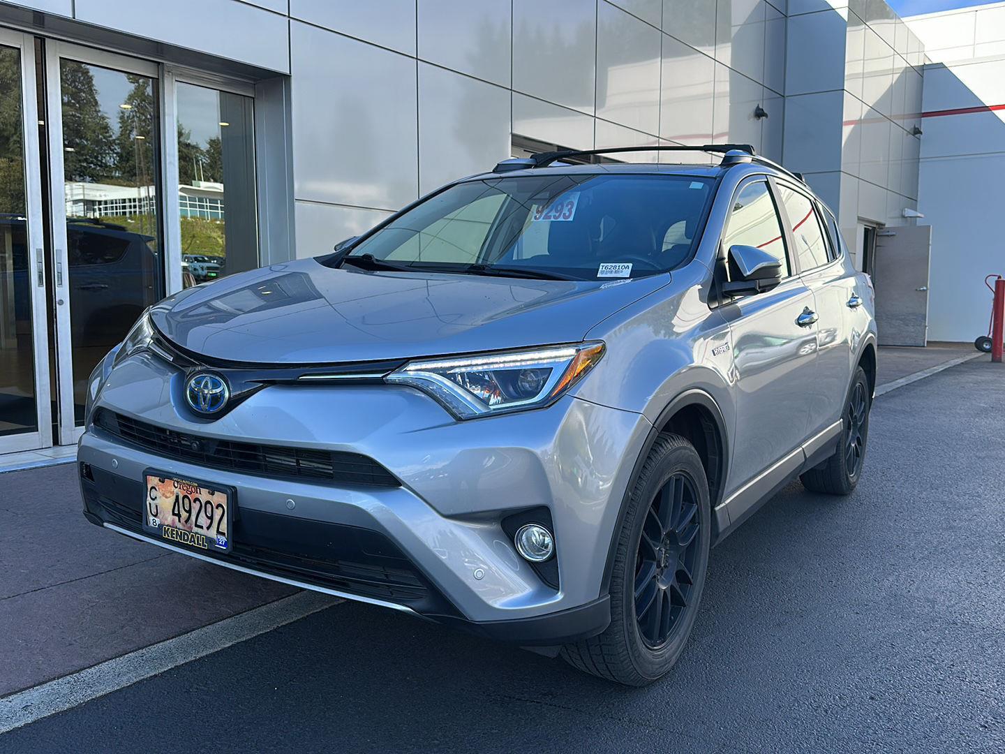 Silver Sky Metallic 2017 Toyota RAV4 Hybrid SUV / Crossover All-Wheel Drive Continuously Variable Transmission