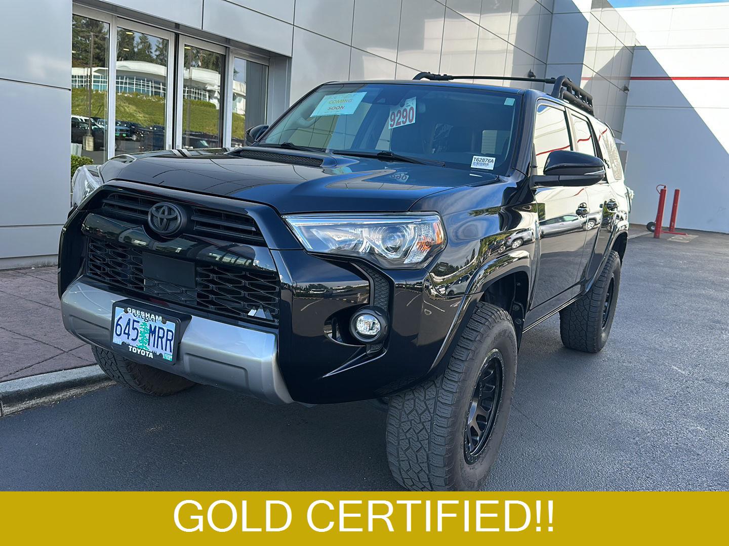 Midnight Black Metallic 2021 Toyota 4Runner SUV / Crossover Four-Wheel Drive Automatic