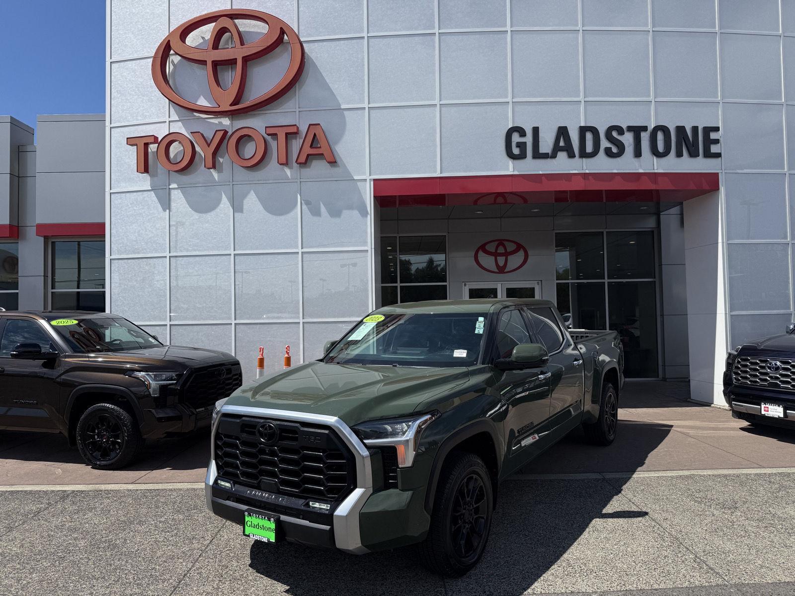 Army Green 2023 Toyota Tundra Pickup Truck Four-Wheel Drive Automatic
