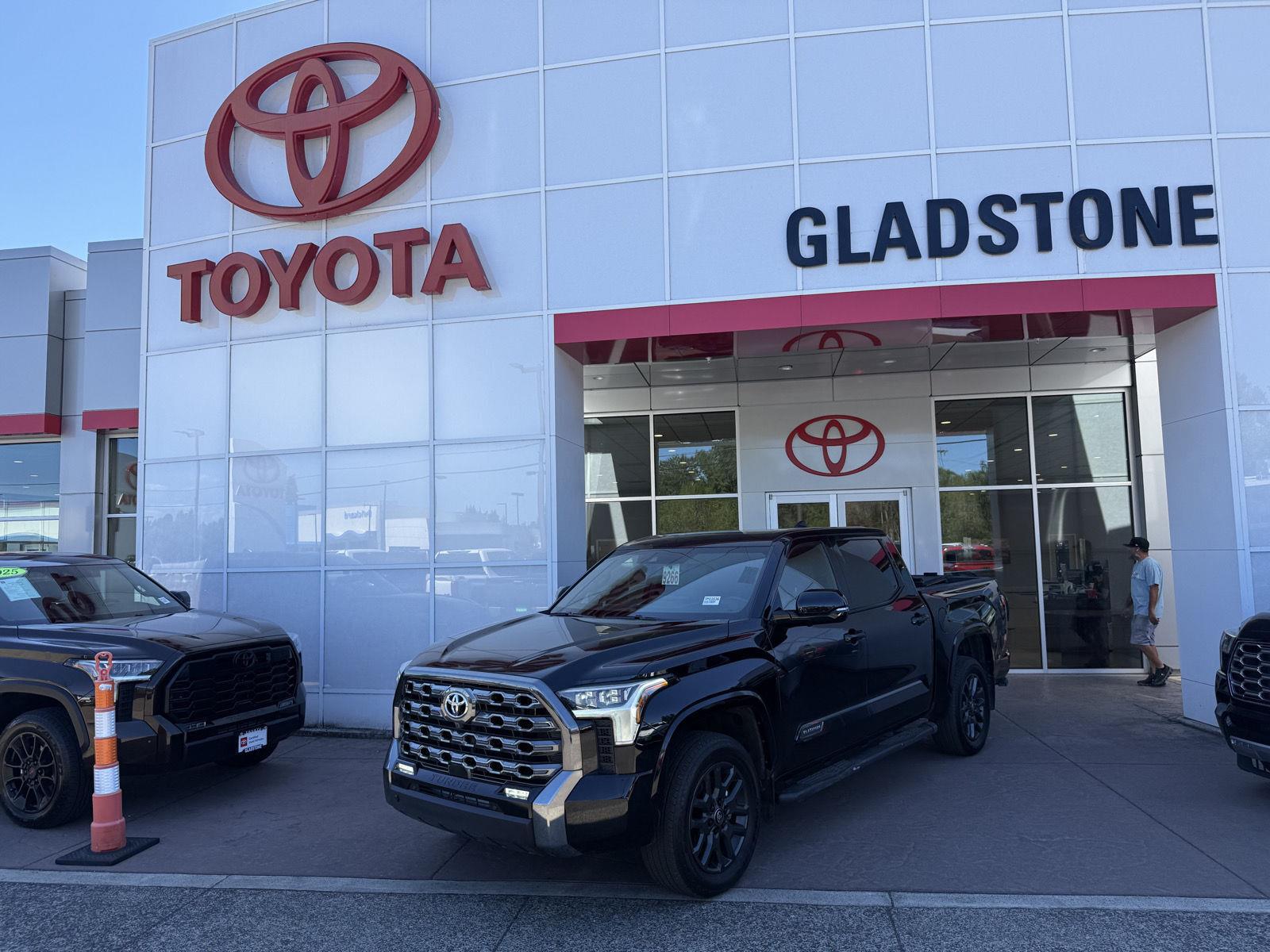 Midnight Black Metallic 2025 Toyota Tundra Pickup Truck Four-Wheel Drive Automatic
