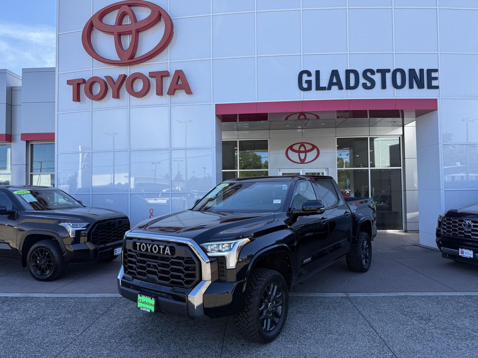 Midnight Black Metallic 2024 Toyota Tundra Pickup Truck Four-Wheel Drive Automatic