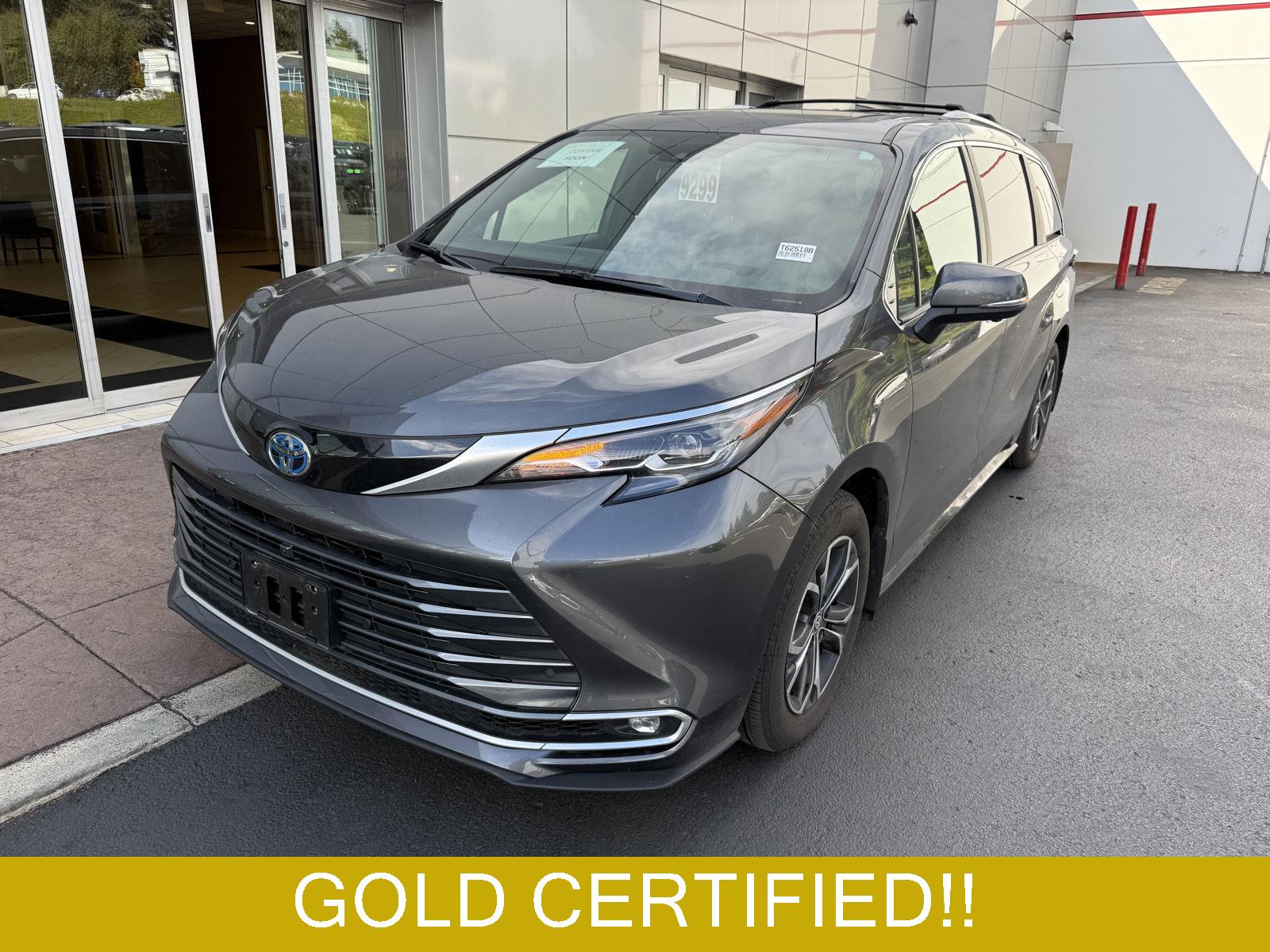 Magnetic Gray Metallic 2025 Toyota Sienna Minivan All-Wheel Drive Continuously Variable Transmission
