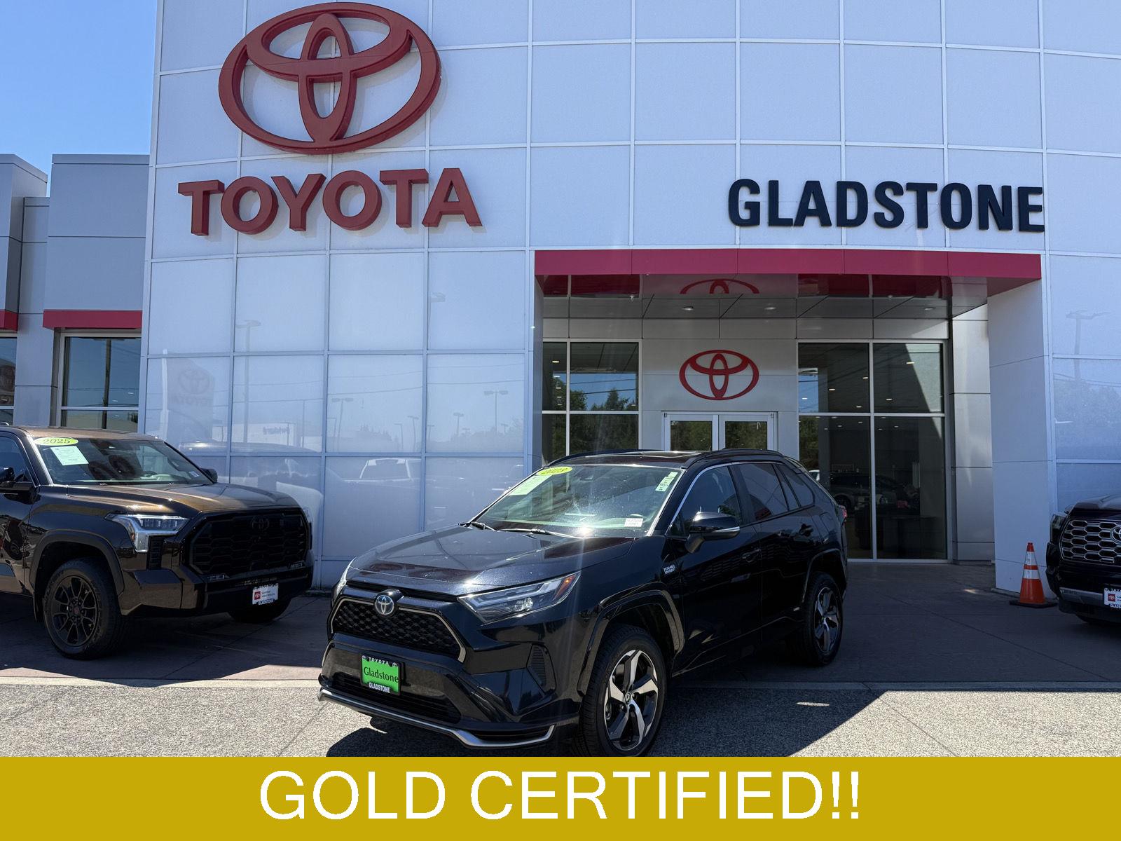 Midnight Black Metallic 2023 Toyota RAV4 Prime SUV / Crossover All-Wheel Drive Continuously Variable Transmission