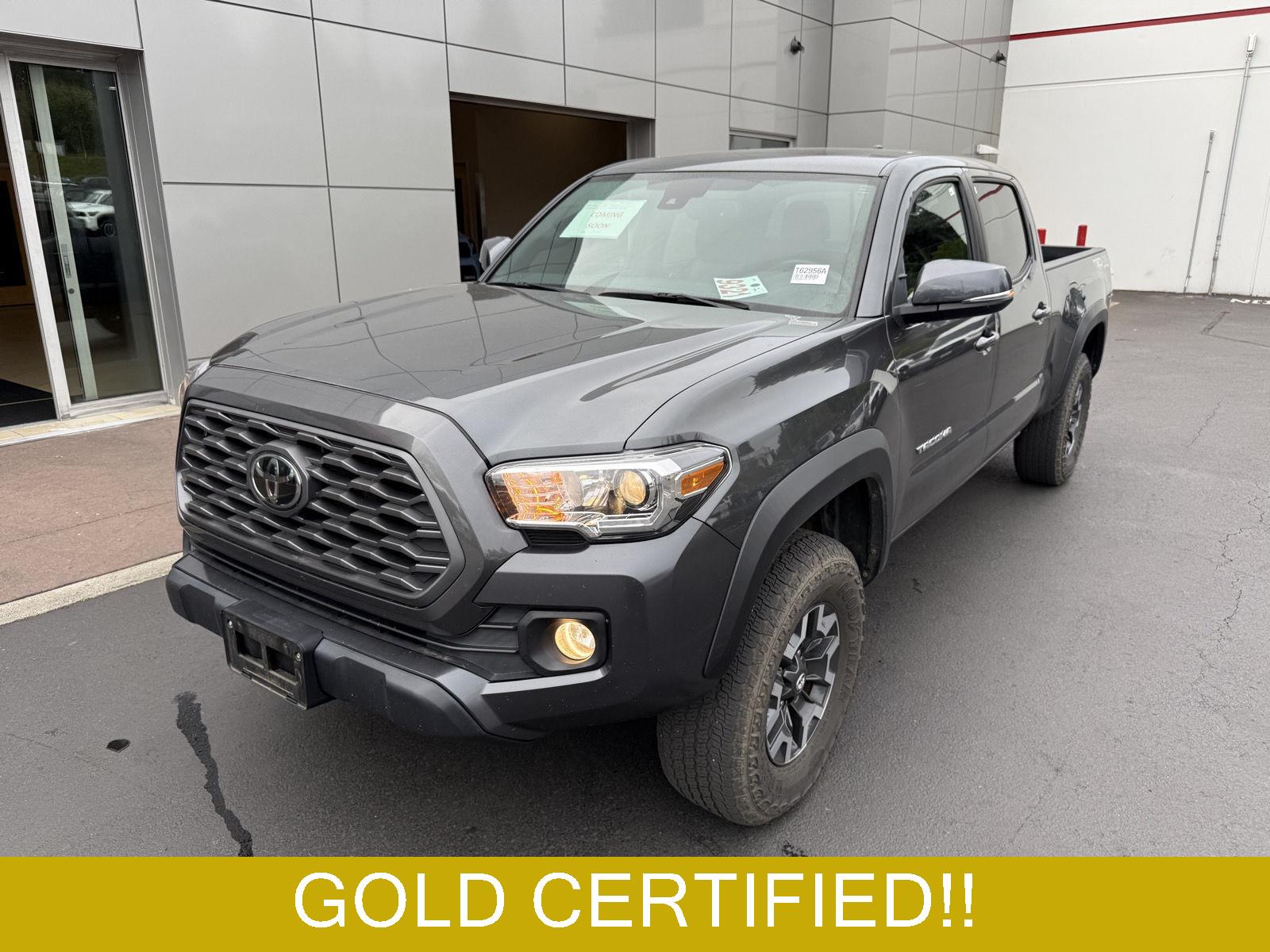 Magnetic Gray Metallic 2022 Toyota Tacoma Pickup Truck Four-Wheel Drive Automatic