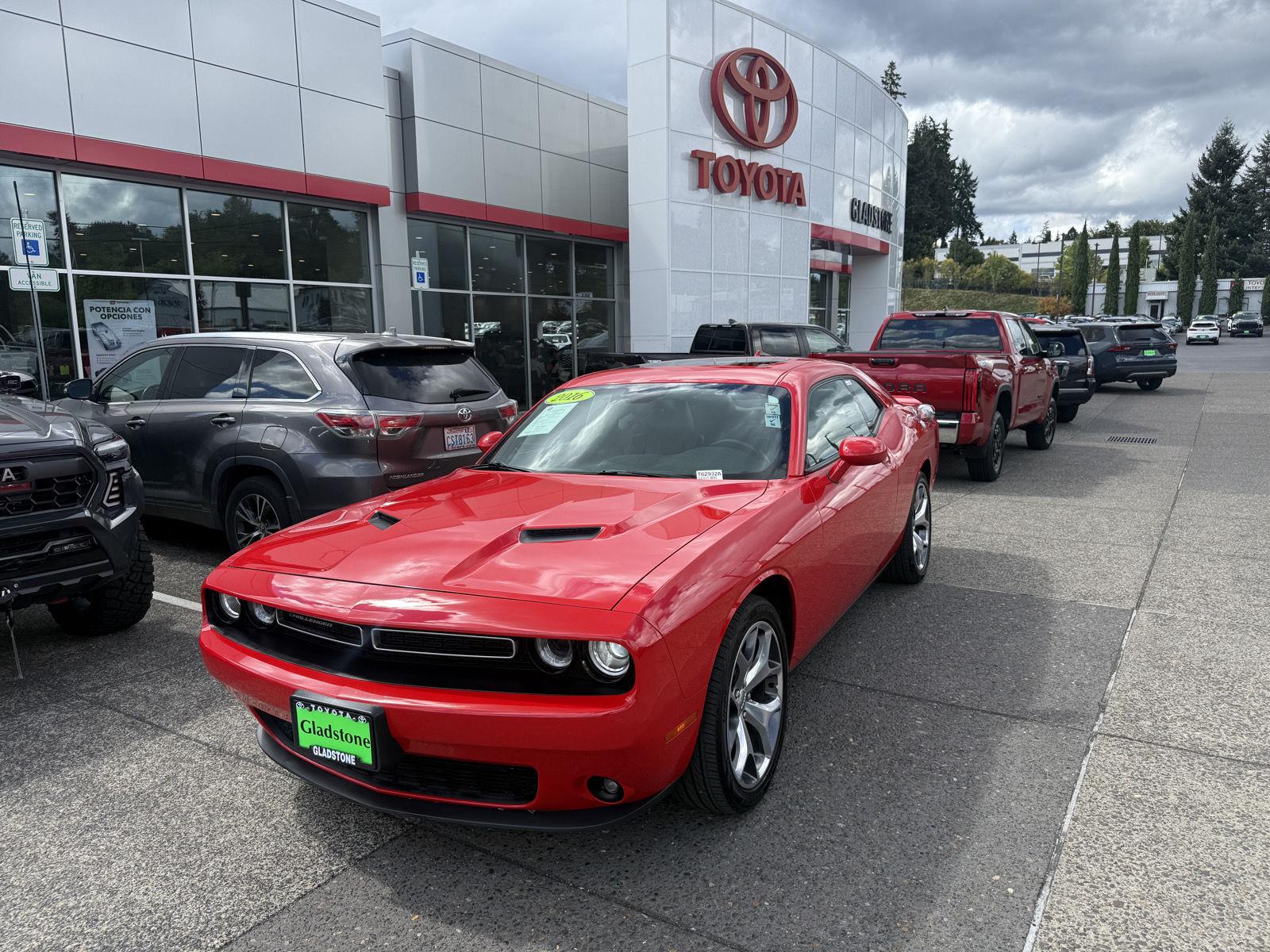 Torred Clearcoat 2016 Dodge Challenger Coupe Rear-Wheel Drive 8-Speed Automatic