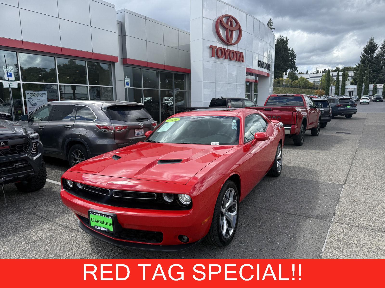 Torred Clearcoat 2016 Dodge Challenger Coupe Rear-Wheel Drive 8-Speed Automatic
