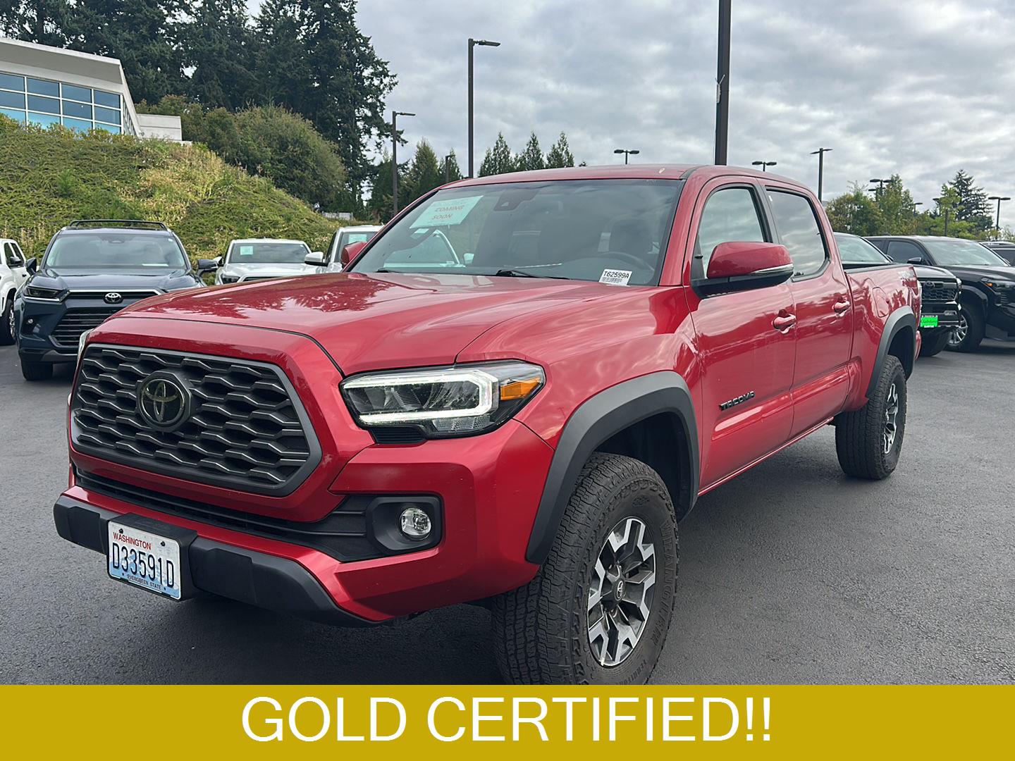 Barcelona Red Metallic 2023 Toyota Tacoma Pickup Truck Four-Wheel Drive Automatic