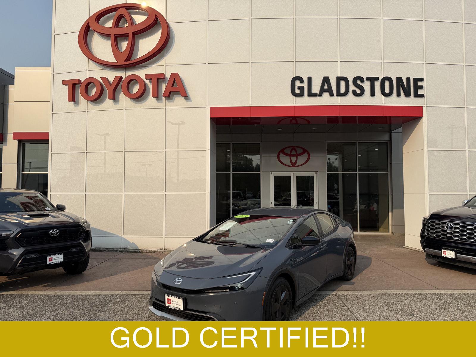 Guardian Gray 2025 Toyota Prius Plug-In Hybrid Hatchback Front-Wheel Drive Continuously Variable Transmission