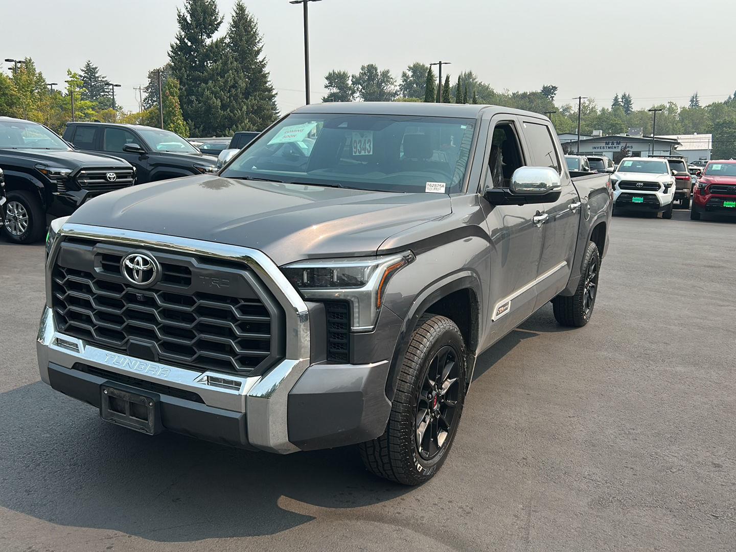 Magnetic Gray Metallic 2023 Toyota Tundra Pickup Truck Four-Wheel Drive Automatic
