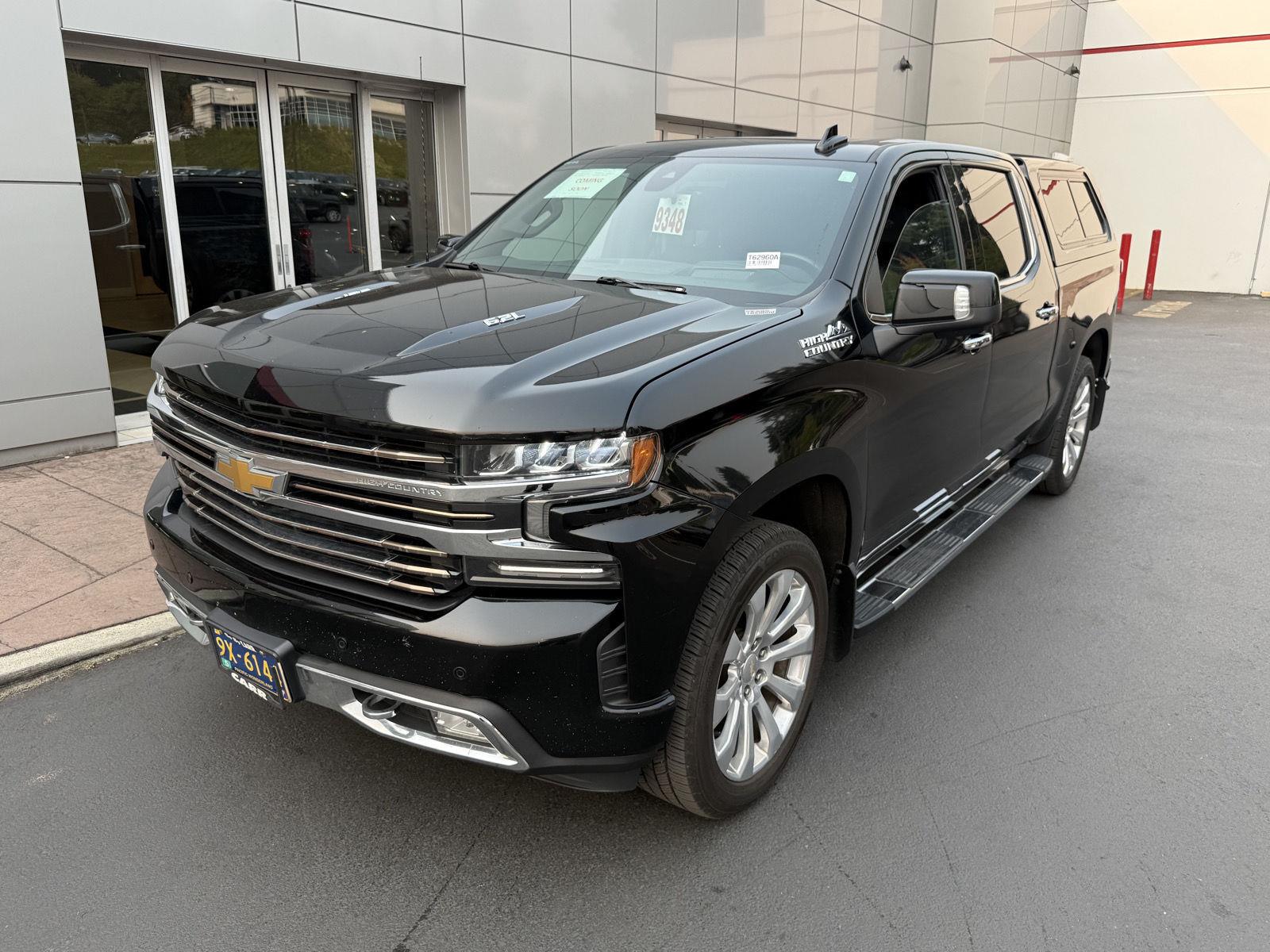 Black 2019 Chevrolet Silverado 1500 Pickup Truck Four-Wheel Drive Automatic