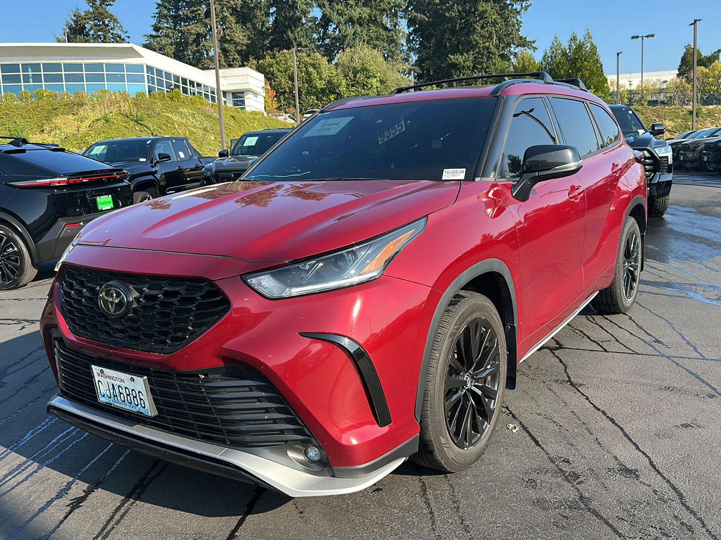 Red (Ruby Flare Pearl) 2023 Toyota Highlander SUV / Crossover All-Wheel Drive Automatic