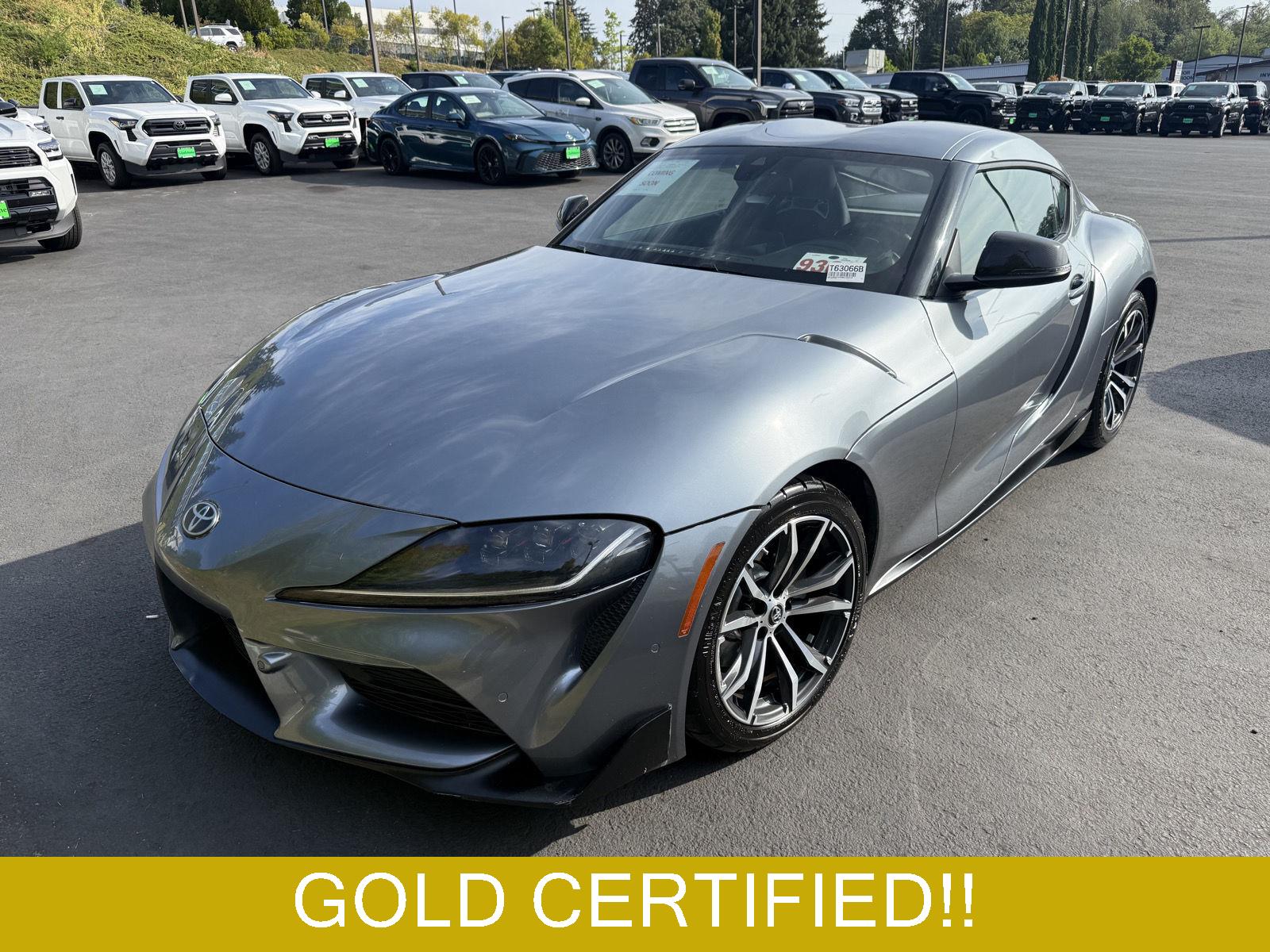 Turbulence Gray 2021 Toyota Supra Coupe Rear-Wheel Drive Automatic