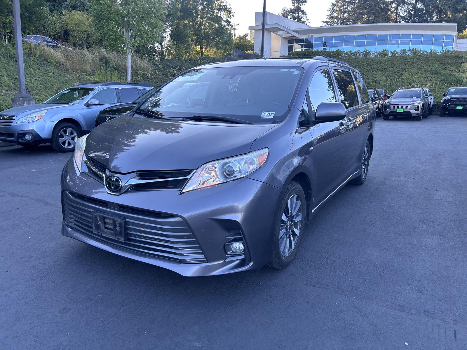Predawn Gray Mica 2019 Toyota Sienna Minivan All-Wheel Drive Automatic