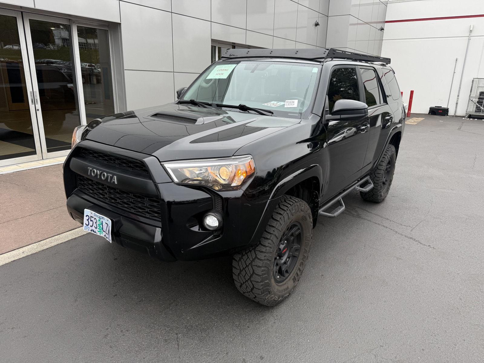 Midnight Black Metallic 2019 Toyota 4Runner SUV / Crossover Four-Wheel Drive Automatic
