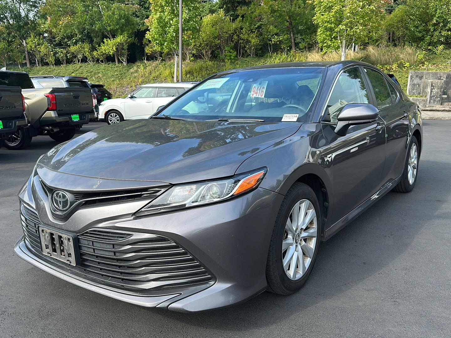Predawn Gray Mica 2019 Toyota Camry Sedan Front-Wheel Drive Automatic