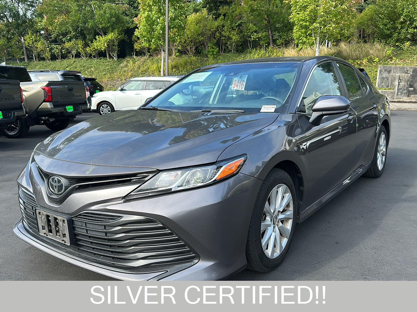 Predawn Gray Mica 2019 Toyota Camry Sedan Front-Wheel Drive Automatic
