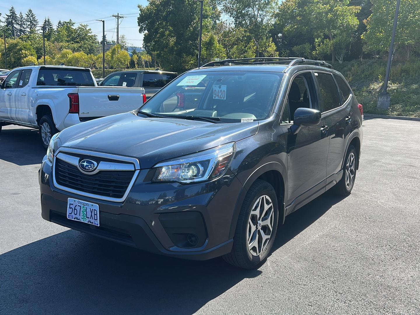 Dark Gray Metallic 2019 Subaru Forester SUV / Crossover All-Wheel Drive Continuously Variable Transmission