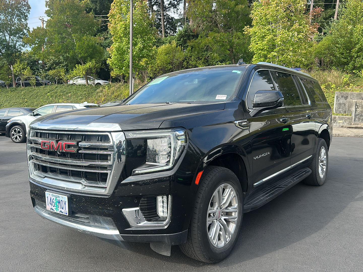 Onyx Black 2021 GMC Yukon XL SUV / Crossover Four-Wheel Drive Automatic