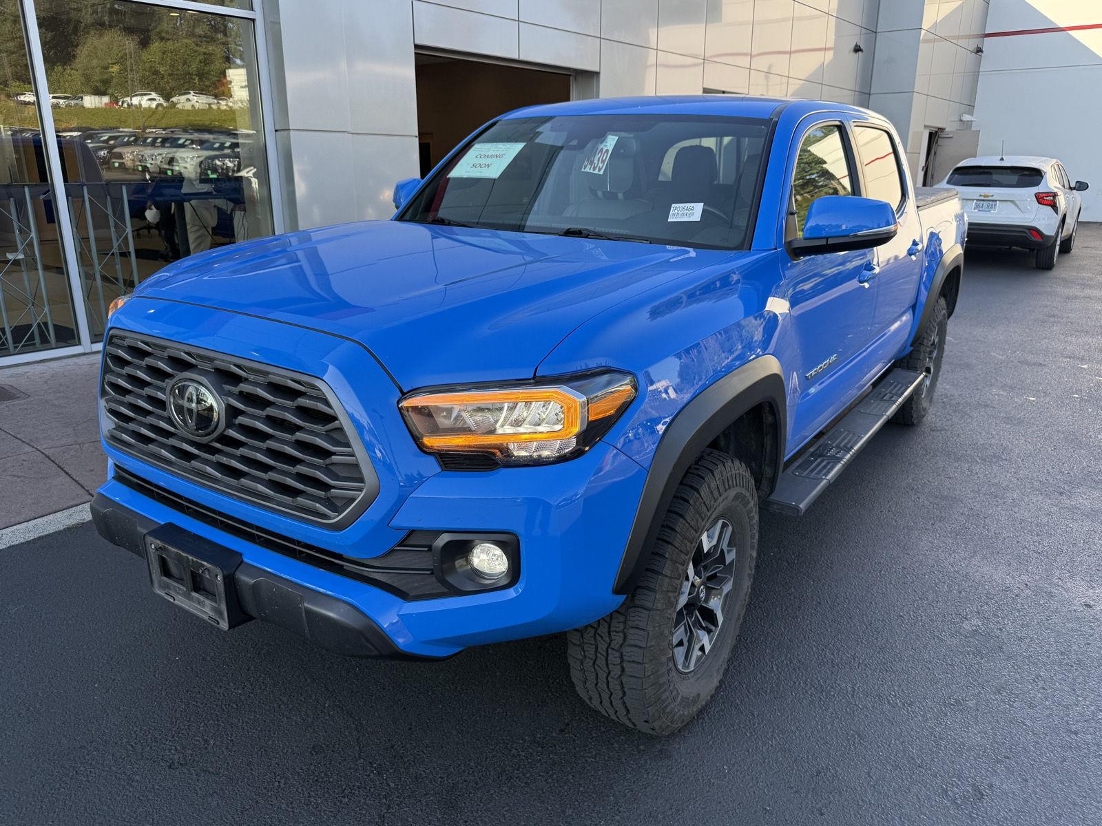 Voodoo Blue 2021 Toyota Tacoma Pickup Truck Four-Wheel Drive Automatic