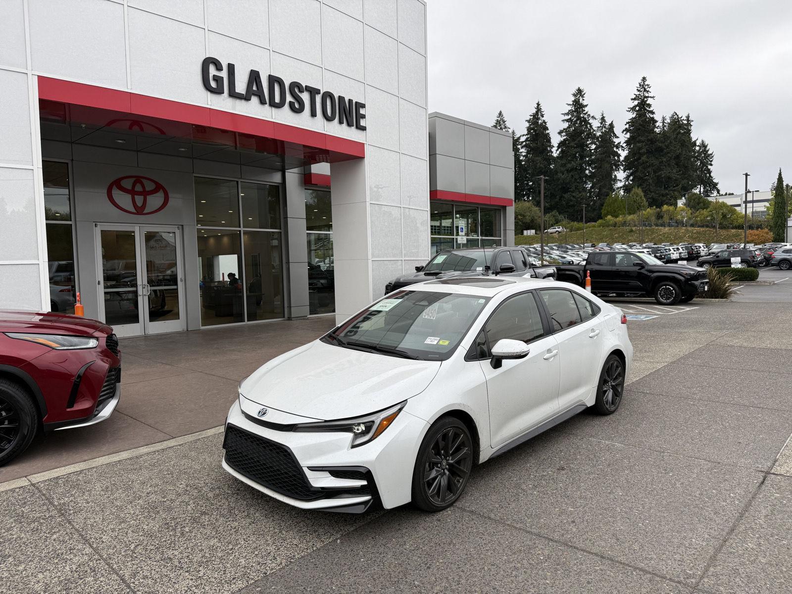 WindChillPearl 2023 Toyota Corolla Hybrid Sedan Front-Wheel Drive Continuously Variable Transmission