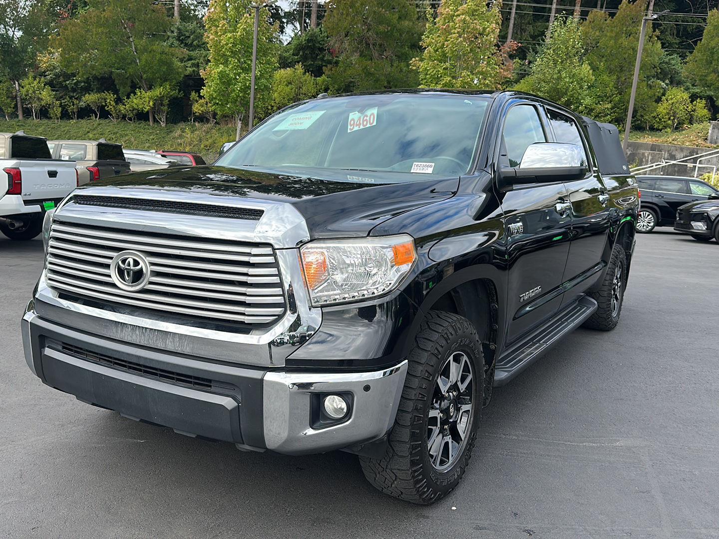 Midnight Black Metallic 2017 Toyota Tundra Pickup Truck Four-Wheel Drive Automatic