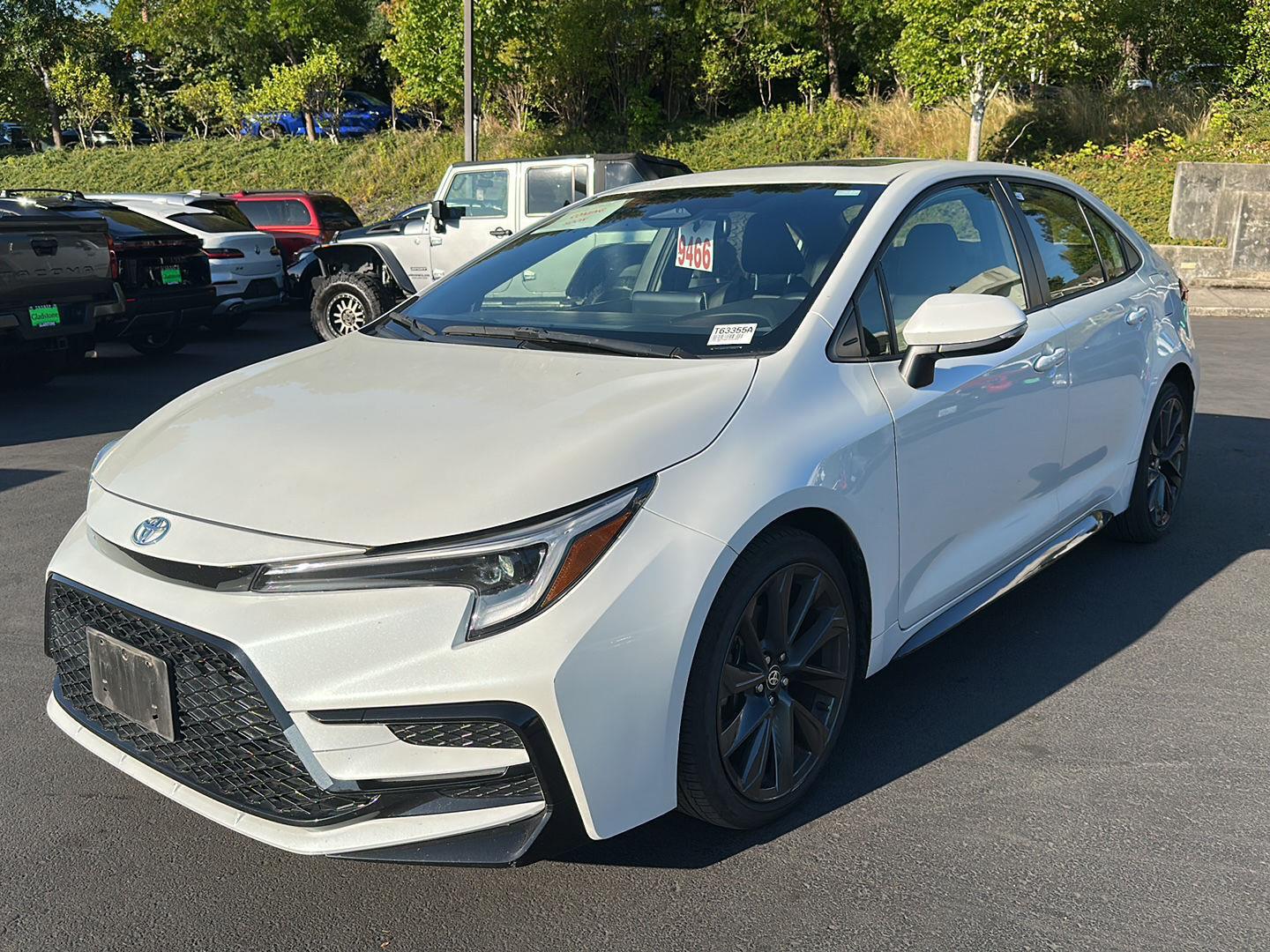 White (Wind Chill Pearl) 2024 Toyota Corolla Sedan Front-Wheel Drive Continuously Variable Transmission