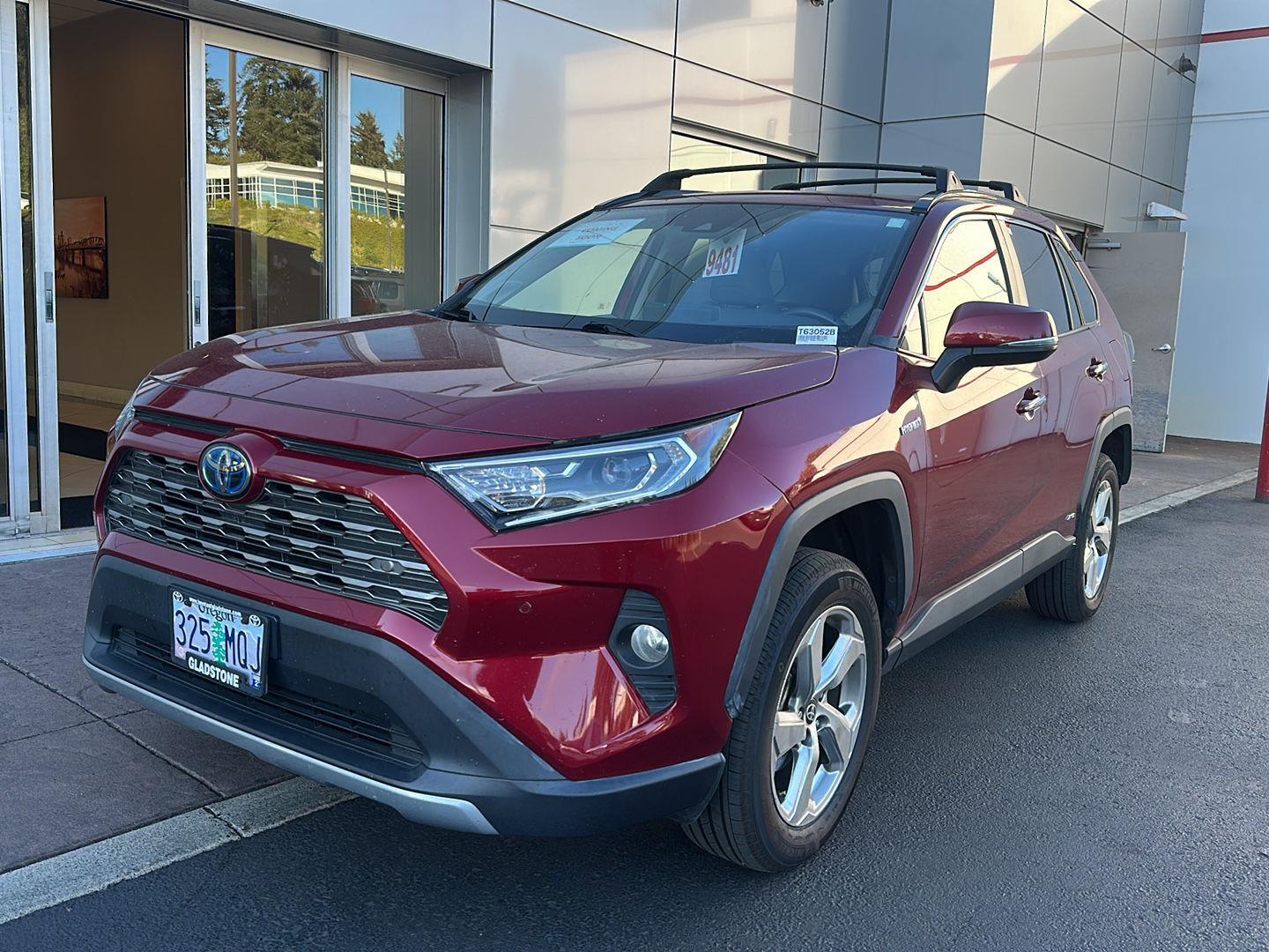 Red (Ruby Flare Pearl) 2021 Toyota RAV4 Hybrid SUV / Crossover All-Wheel Drive Continuously Variable Transmission