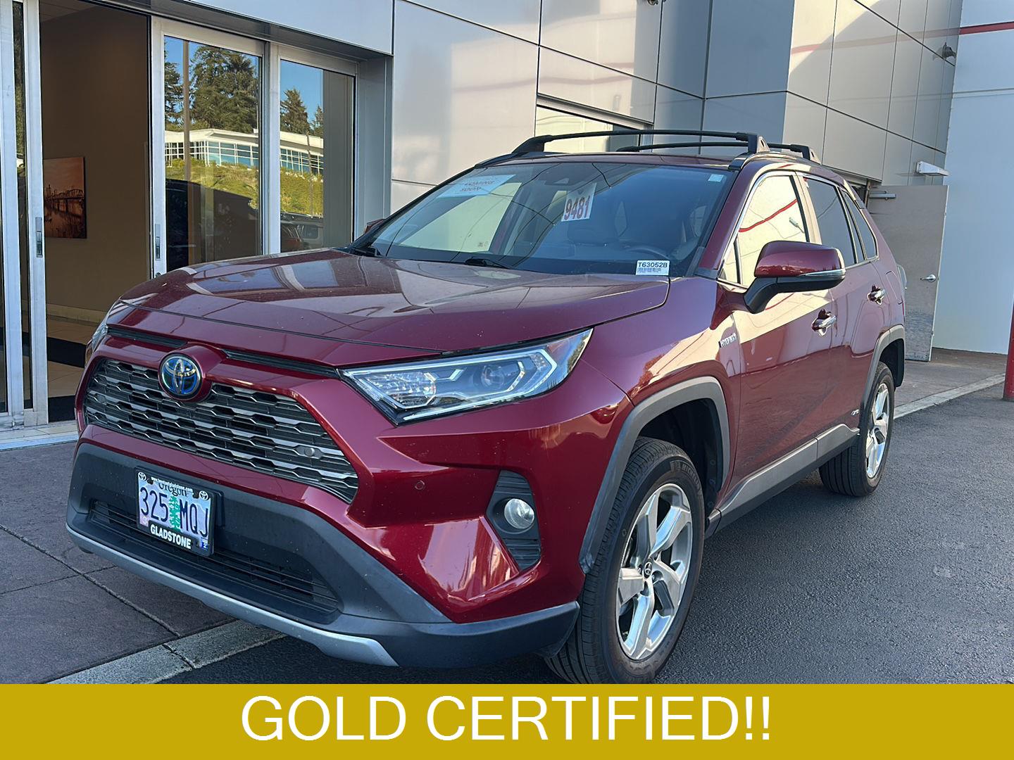 Red (Ruby Flare Pearl) 2021 Toyota RAV4 Hybrid SUV / Crossover All-Wheel Drive Continuously Variable Transmission