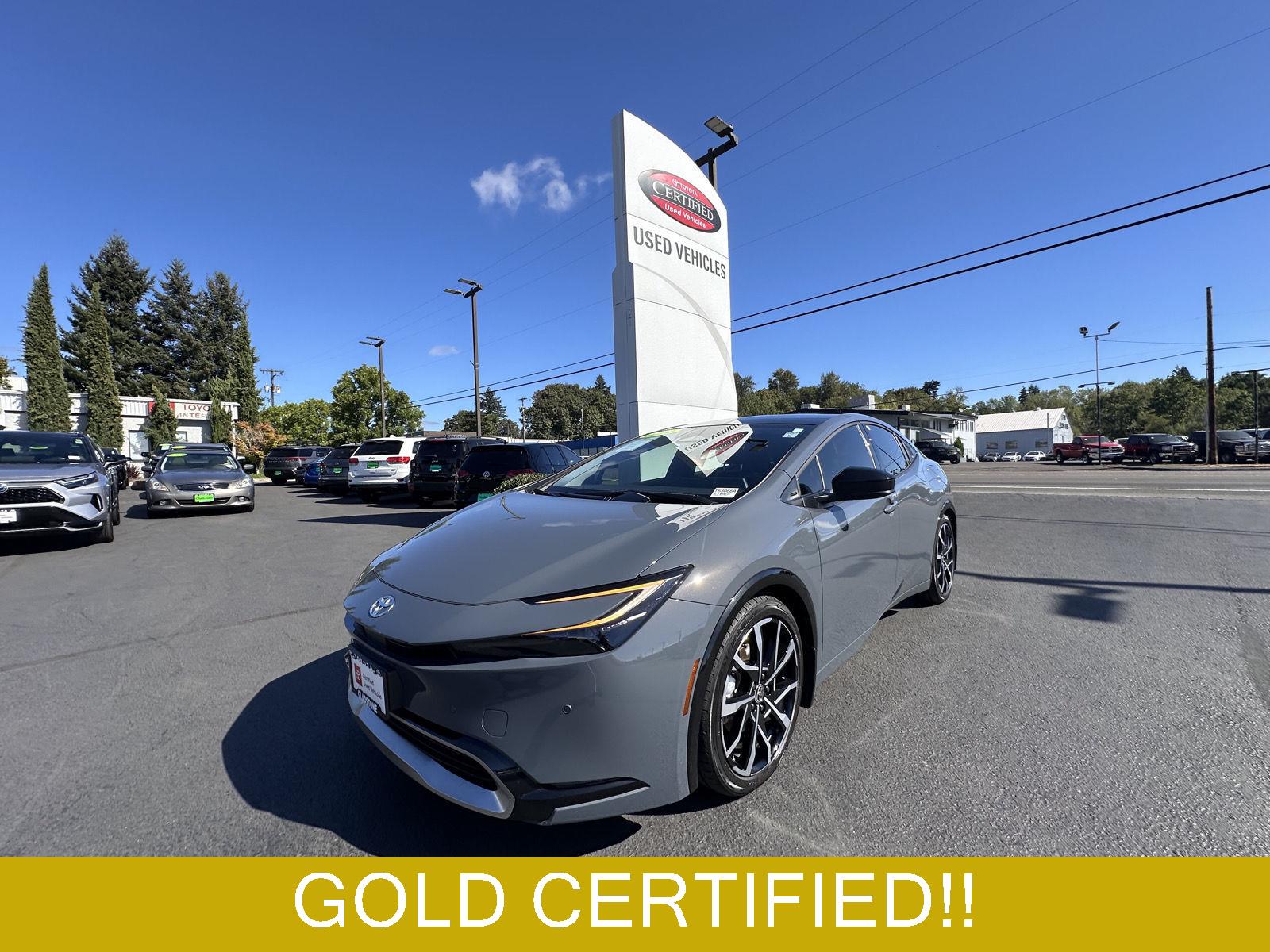 Guardian Gray 2024 Toyota Prius Prime Hatchback Front-Wheel Drive Continuously Variable Transmission