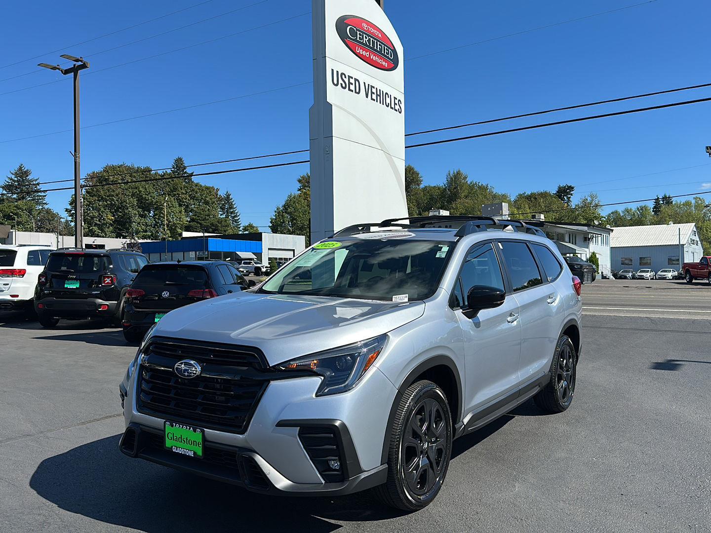Ice Silver Metallic 2025 Subaru Ascent SUV / Crossover All-Wheel Drive Continuously Variable Transmission