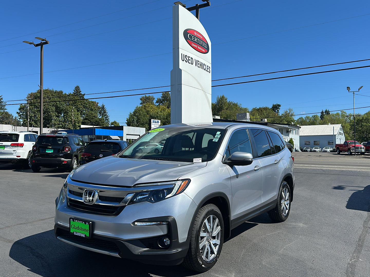 Lunar Silver Metallic 2019 Honda Pilot SUV / Crossover All-Wheel Drive Automatic