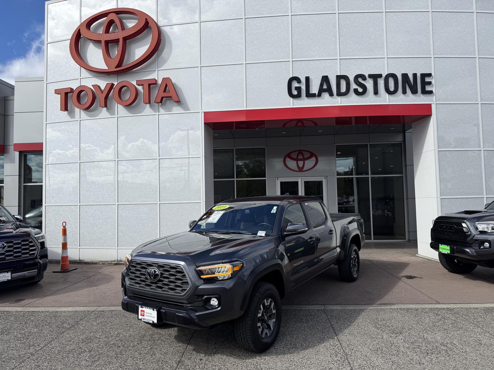 Magnetic Gray Metallic 2023 Toyota Tacoma Pickup Truck Four-Wheel Drive Automatic