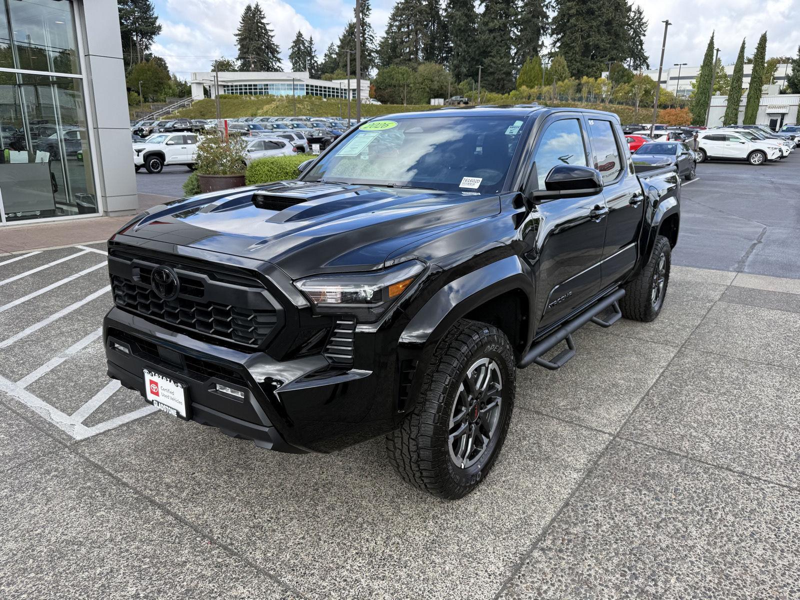 Black 2026 Toyota Tacoma Pickup Truck Four-Wheel Drive Automatic