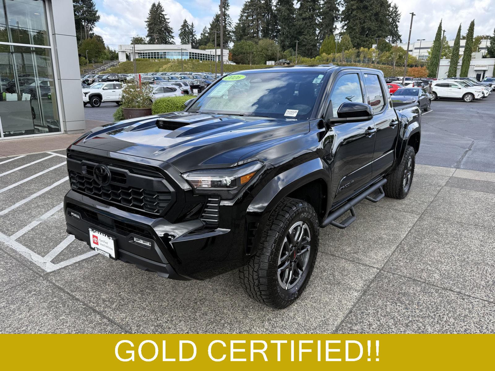 Black 2026 Toyota Tacoma Pickup Truck Four-Wheel Drive Automatic