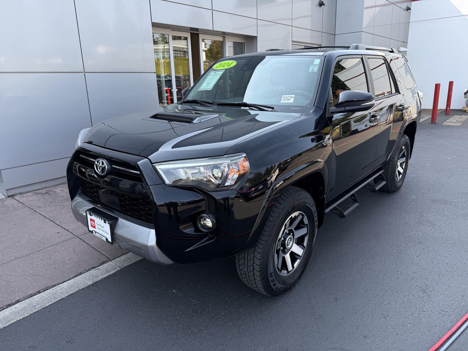 Midnight Black Metallic 2024 Toyota 4Runner SUV / Crossover Four-Wheel Drive Automatic